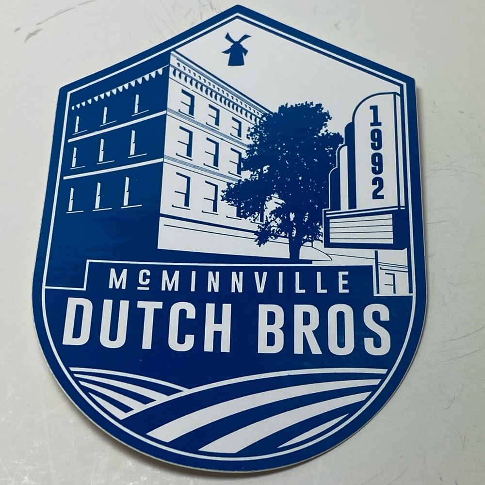 Dutch Bros regional sticker